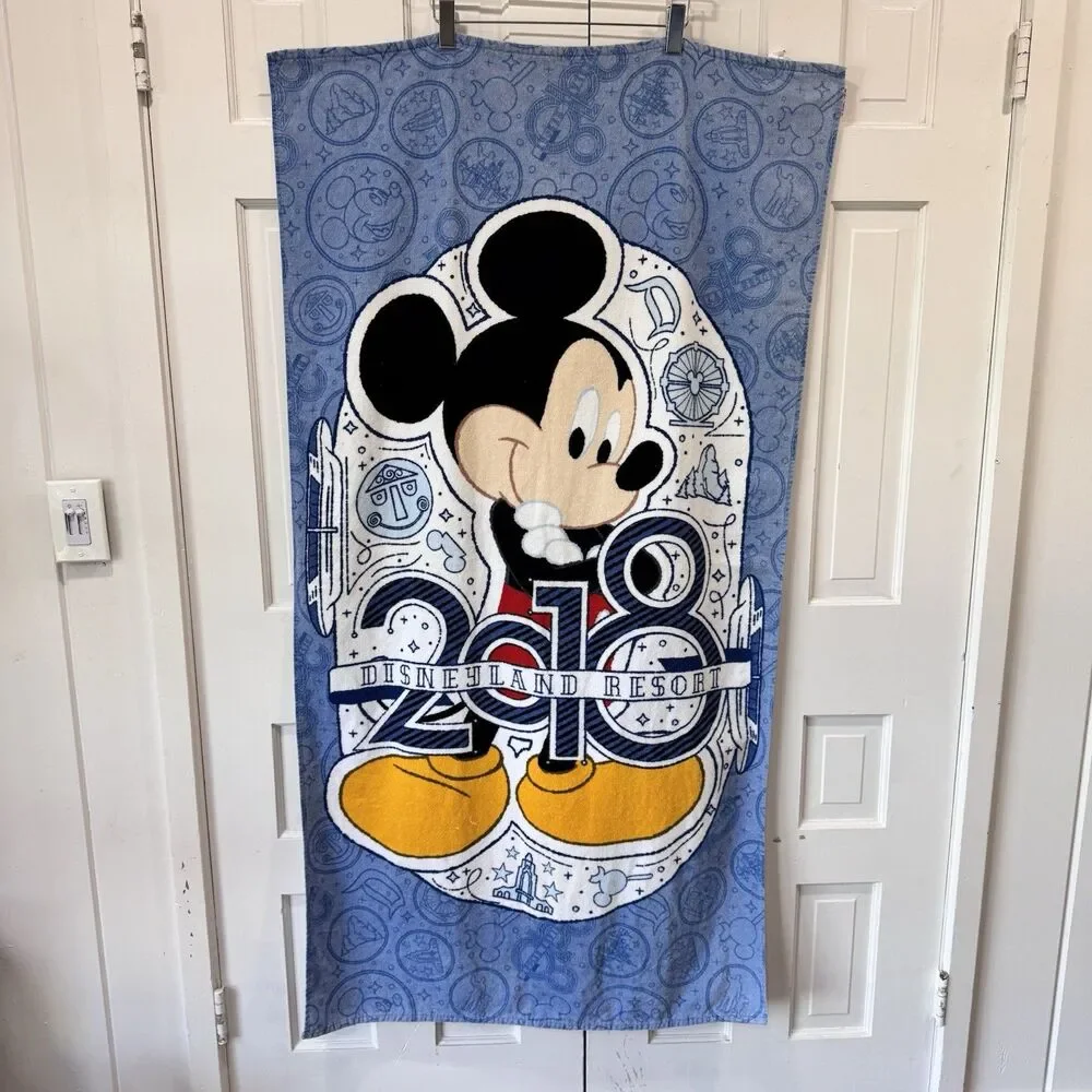 Disney Parks Resorts Vintage Y2k Beach Towels set of 3 Splash Mountain Surfboard